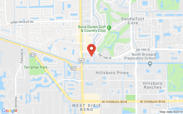 Google map image of location Sandalfoot S, Boca Raton, FL 33428, USA